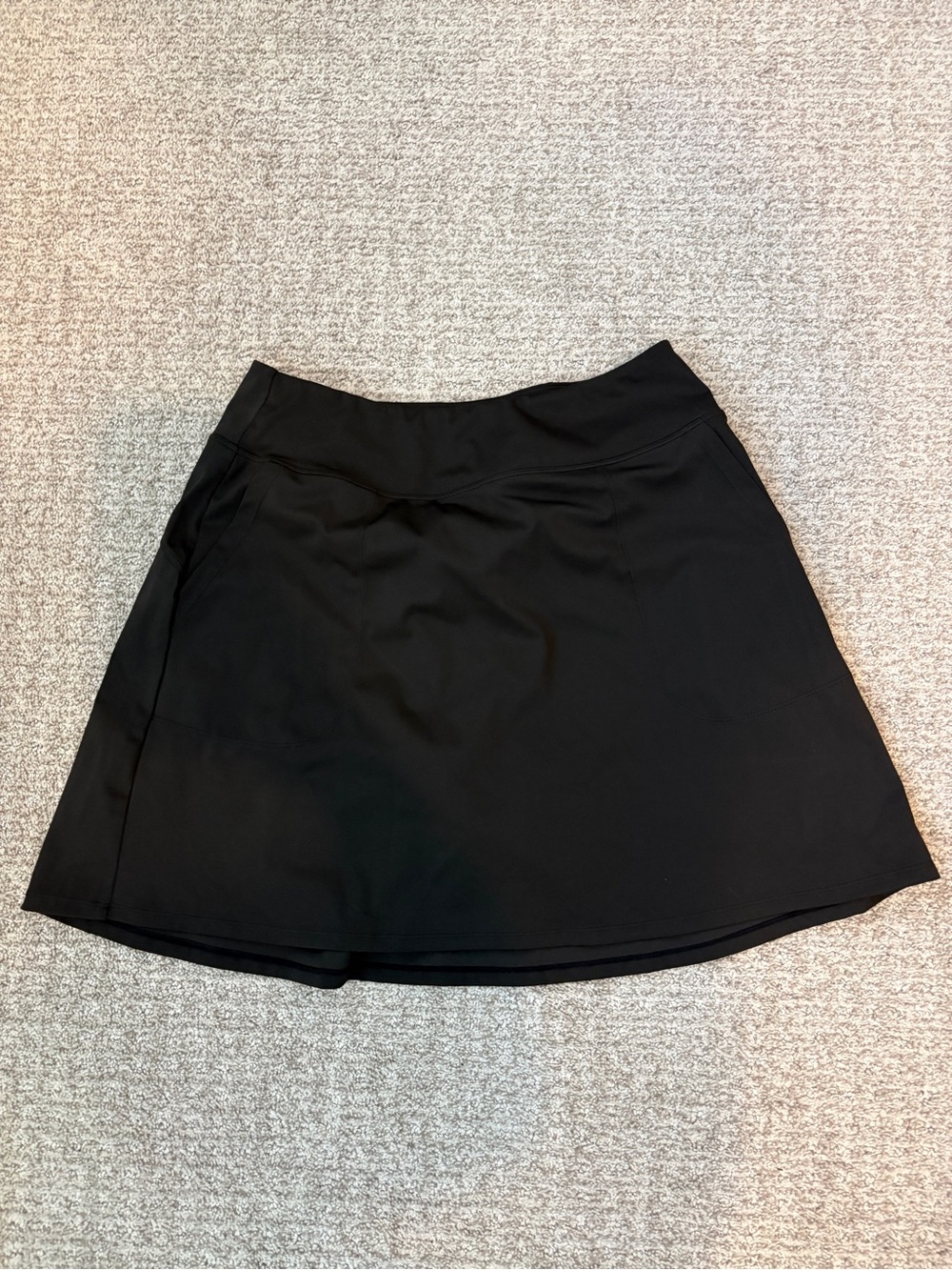 Black Women's Active Skort Versatile Everyday Skirt Size Large